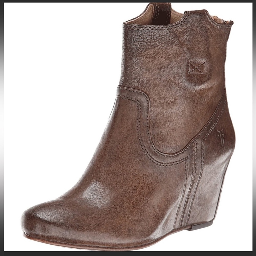 Frye Carson Wedge Booties